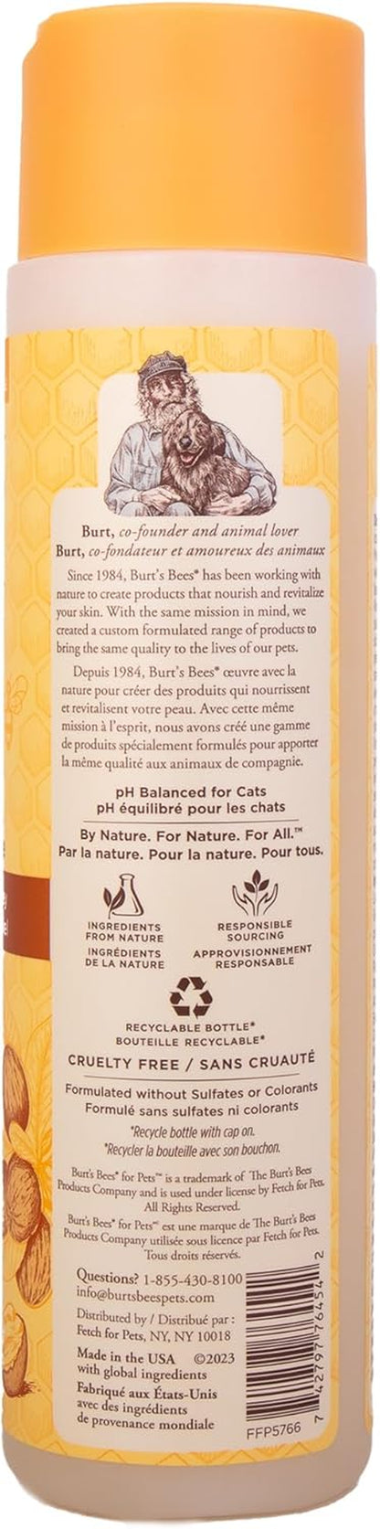 Cat Hypoallergenic Shampoo with Shea Butter & Honey | Moisturizing & Nourishing Cat Shampoo | Cruelty, Sulfate & Paraben Free, Ph Balanced for Cats - Made in USA, 10 Oz - 2 Pack